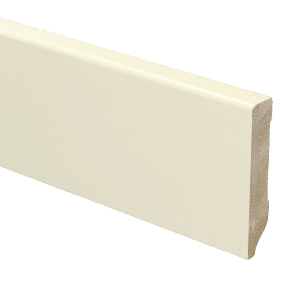 MDF Plint recht RAL 9001 240x70x12
